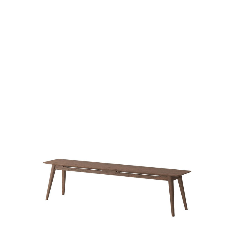 Rokke Bench 180cm - Solid Oak/Walnut