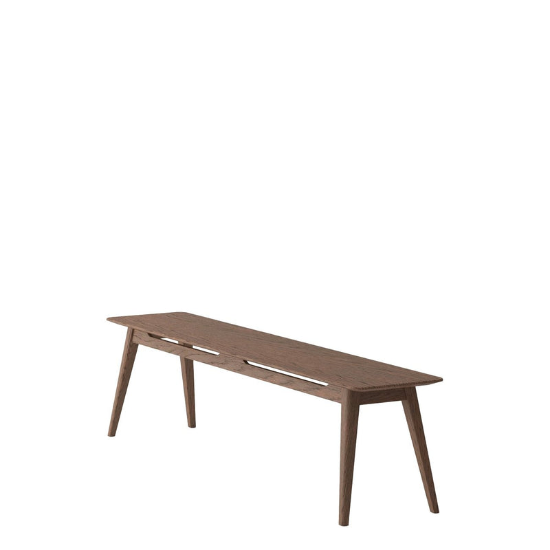 Rokke Bench 180cm - Solid Oak/Walnut