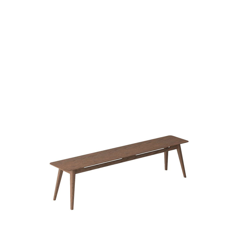 Rokke Bench 180cm - Solid Oak/Walnut