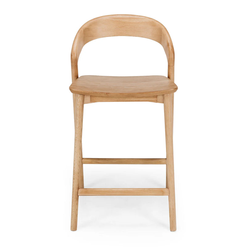 Meg Barstool Natural Solid Seat