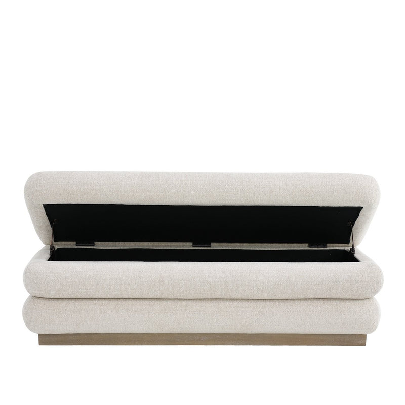 Kumo Bench with Storage – Oatmeal