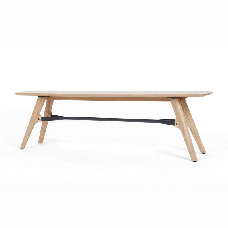 Package Deal! - Radius Dining Table 160x80 - SLIGHT SECOND + x2 Flow Benches