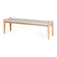 Indo Woven Bench 150 Duck Egg