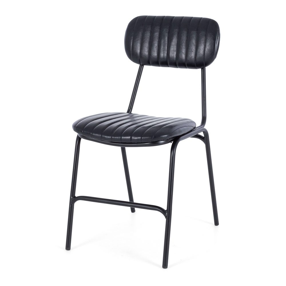 Datsun Chair Vintage Black PU