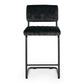 Halo Barstool Velvet Anthracite