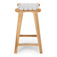 Indo Woven Barstool Duck Egg