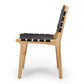 Indo Woven Dining Chair Black