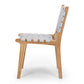 Indo Woven Dining Chair Duck Egg