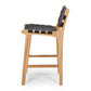 Indo Woven Highback Barstool Black