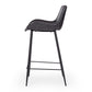 Vintage Barstool Black PU
