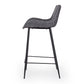 Vintage Barstool Grey PU