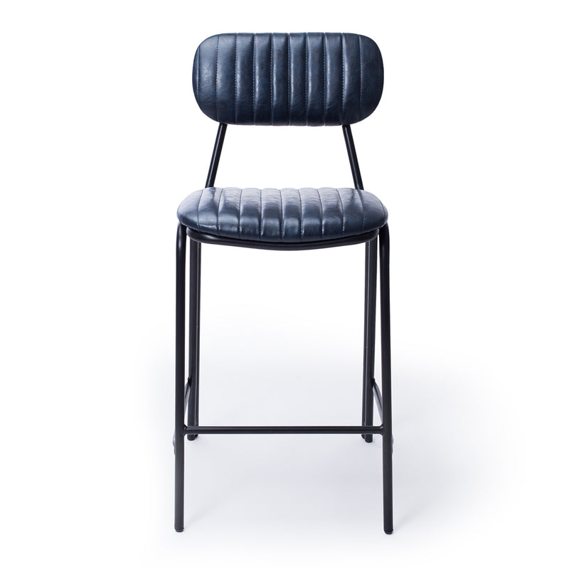 Datsun Barstool Vintage Blue PU SH75cm