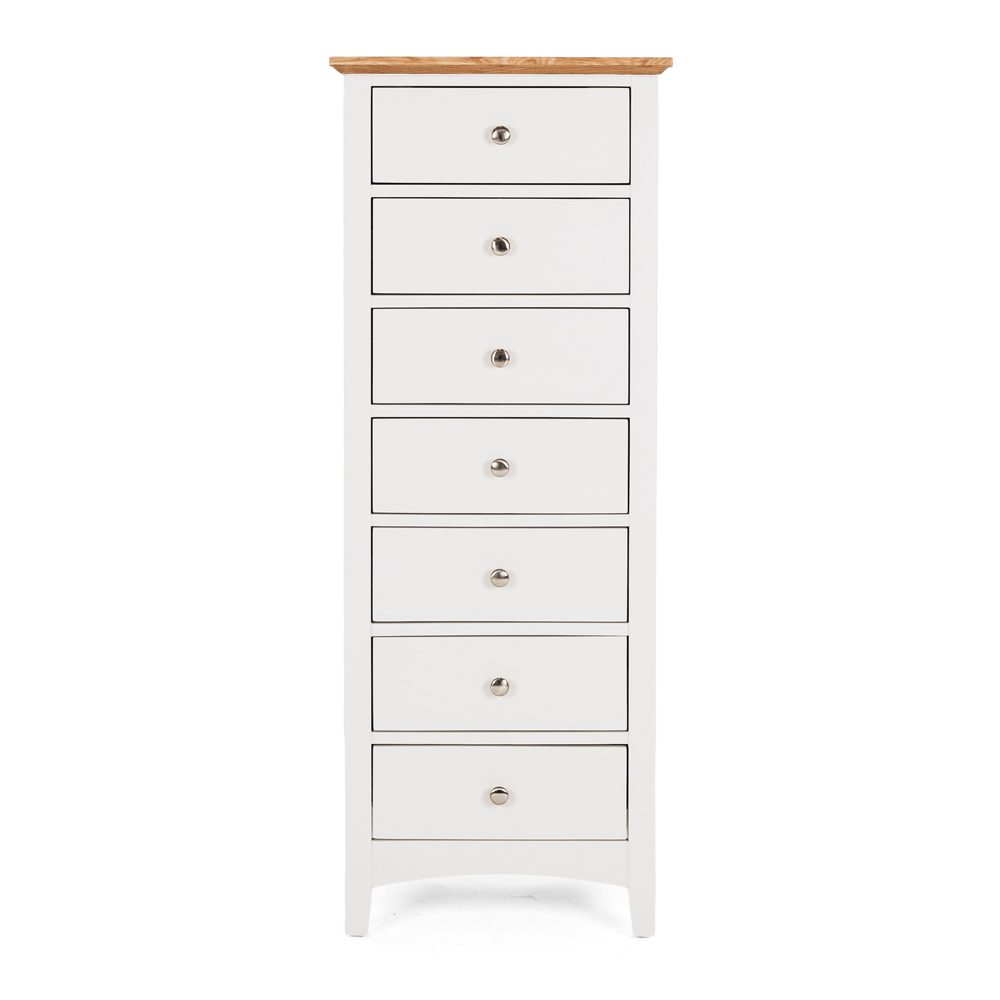 Jessica 7drw Tallboy OAK TOP