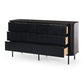 Anders Dresser 6 Drawers (Black Oak)