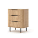 Anders Bedside 3 Drawer (Natural Oak)