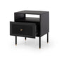 Dawn Bedside (Black) 1 drawer