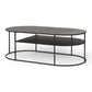 DECO Coffee Table Black Oak