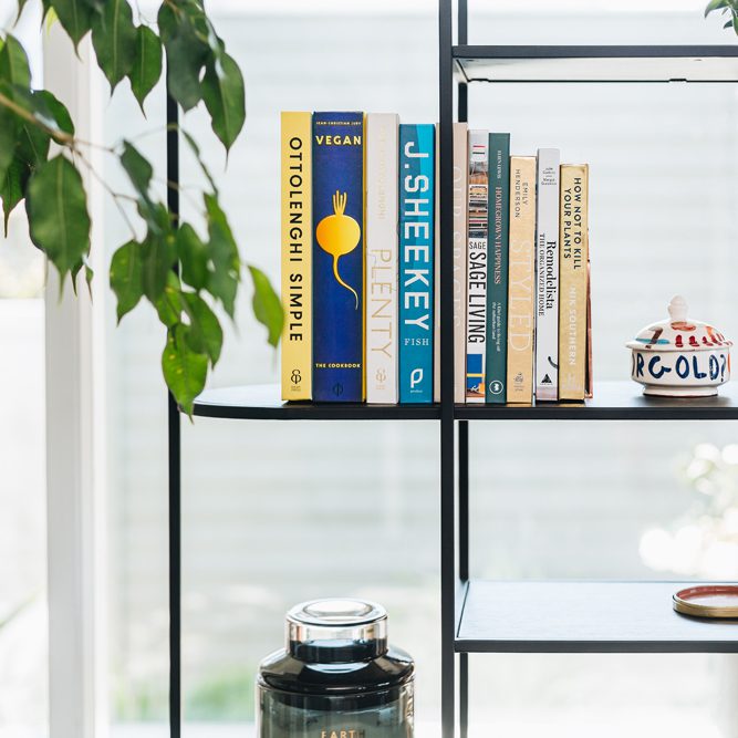 DECO Display/Bookcase Black Oak - Back Order (Due 01/12)