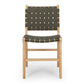 Indo Woven Dining Chair Olive