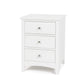 Jessica 3 Drawer Bedside