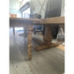 RECLAIMED ELM DINING TABLE W DOUBLE PED BASE - 3m