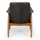 Steiner Armchair Black Wax Leather