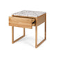 Avalon Natural Oak Side Table (Terrazzo Top)