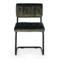 Blake Dining Chair Velvet Moss Green