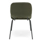 Clyde Dining Chair Olive Velvet