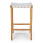 Indo Woven Barstool Duck Egg