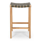 Indo Woven Barstool Olive