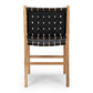 Indo Woven Dining Chair Black