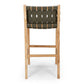 Indo Woven Highback Barstool Olive