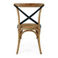 Villa X-Back Chair Smoked Oak Rattan Seat