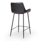 Vintage Barstool Black PU