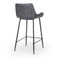 Vintage Barstool Grey PU