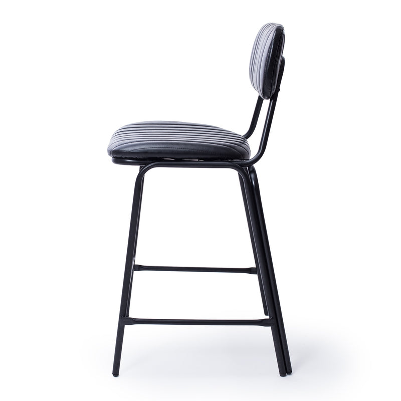 Datsun Barstool Vintage Black PU SH75cm