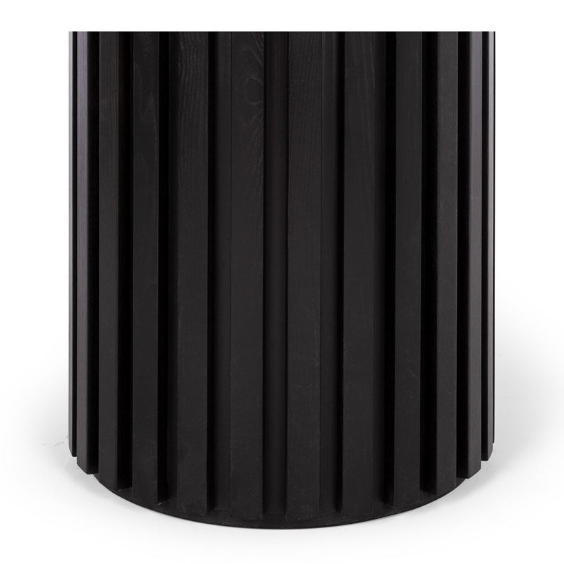 Rho Dining Table 120rd (Black Oak)