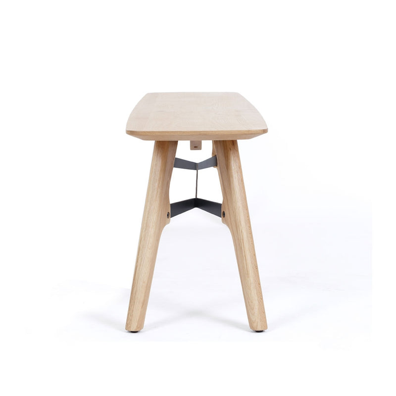 Package Deal! - Radius Dining Table 160x80 - SLIGHT SECOND + x2 Flow Benches