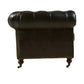 HAMPTON COURT 3 SEATER BELON BLACK