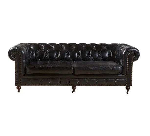 HAMPTON COURT 3 SEATER BELON BLACK