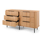 Anders Dresser 6 Drawers (Natural Oak)