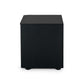 Cube Black Oak Side Table 2drw (Black Oak Top)