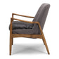 Steiner Armchair Canvas Charcoal