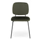 Clyde Dining Chair Olive Velvet