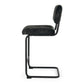 Halo Barstool Velvet Anthracite