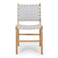 Indo Woven Dining Chair Duck Egg