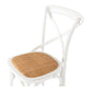 Villa X-Back Chair Aged White Rattan Seat