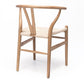 Wishbone Chair Natural Oak Natural Rope Seat