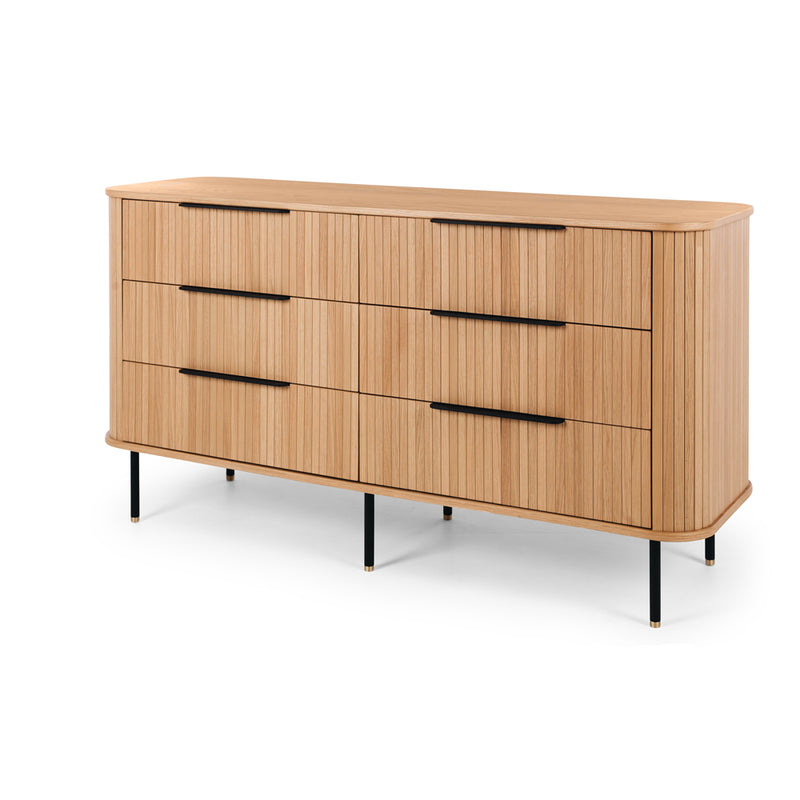 Anders Dresser 6 Drawers (Natural Oak)